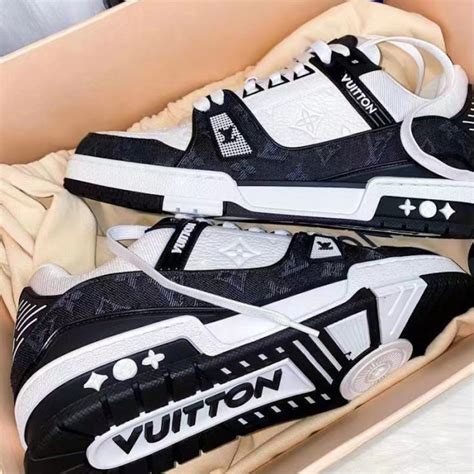 louis vuitton mens casual shoes sneaker trainer black|louis vuitton new men's sneakers.